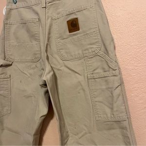 Carhartt B11 27x29 Duck Utility Carpenter Painter Canvas Work Pant